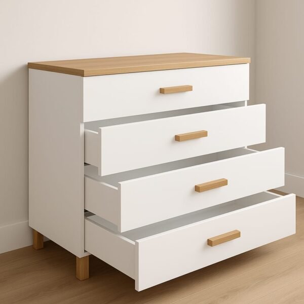 Home cómoda de cuatro cajones